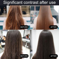 Mascarilla para el cabello con queratina, eliminación quebradiza, reparación nutritiva, alisado de Frizz áspero, suave y brillante para alisado permanente, producto de cuidado - details 7