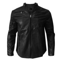 Chaqueta de Cuero para Ciclismo para Hombres A Prueba de Viento y Lluvia, Estilo Casual Hip-Hop - details 1