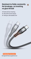 Cable de carga súper rápida 3 en 1, 6A, 66W, 1,2 M, 2M, cargador Micro USB tipo C, nailon trenzado para iPhone, Xiaomi, Samsung - details 7