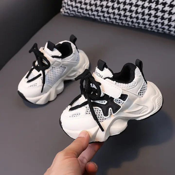 Nuevos zapatos deportivos transpirables para niños de una sola red - 1