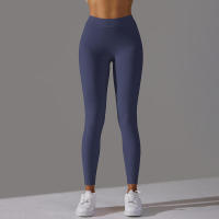 Pantalones de yoga con espalda en V para mujer, leggings sexys para entrenamiento Fiess, gimnasio, correr, cintura alta - details 39