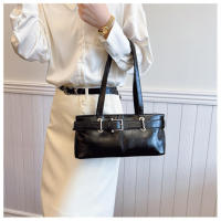 Bolso para axilas con textura premium, bolso de hombro portátil informal versátil de estilo simple para mujeres de moda - details 27