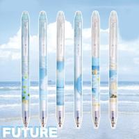 Bolígrafos de Gel borrables de tulipán, bolígrafo neutro para escritura de paisaje, bolígrafos de Gel de estilo coreano Kawaii con borradores, suministros escolares - details 15