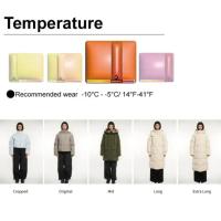 PUFFIT-abrigo largo con capucha para mujer, chaqueta acolchada con Bolsillo grande, cálida, básica, Invierno - details 2