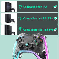 Mando inalámbrico para PS4/Slim/Pro Joystick Compatible con Bluetooth para Switch Android ios con 6 ejes - details 0