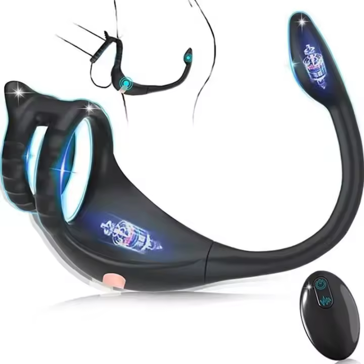 Leten Anillo de Semen de Silicona con Doble Bloqueo Amplificador de Placer y Delayo de Ejaculación - 1