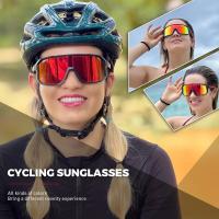 Gafas de sol de ciclismo para hombre y mujer, lentes de conducción para deportes al aire libre, correr, senderismo, UV400 - details 3