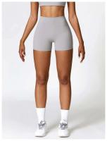 Pantalones cortos de yoga para mujer, bodys deportivos transpirables de cintura alta, para correr, gimnasio y entrenamiento de verano - details 19
