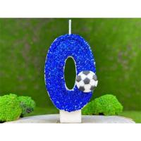 Velas Azules Grandes Decoración de Fiesta de Fútbol para Niños Recuerdos de Fiesta de Halloween - details 4