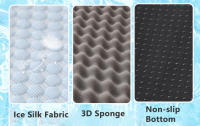 Cojín de Mascota de Seda de Hielo Almohada de Verano Desmontable para Sofá de Dormir - details 1