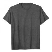 Camiseta casual deportiva con cuello redondo para hombre, algodón desgastado - details 7