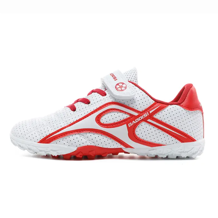Zapatillas deportivas turbo de fútbol para niños, piel, suela de caucho natural - 1