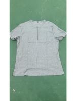 Camiseta deportiva ajustada de manga corta para hombre, estilo fitness waffle, color sólido americano. - details 5