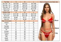 Conjunto de Bikini de Malla Transparente Traje de Baño de Dos Piezas para Mujeres - details 0