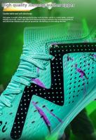 Los zapatos de fútbol avanzados para hombre, los deportes de verano están hechos de materiales transpirables, equipados con plantillas de TPU y una suela de clavo largo para - details 7