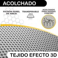 2 sillas Gravedad Cero Camping jardín y terraza, reclinables, Bloqueo de Seguridad, Estructura Acero Gris y Asiento Lona Oxford poliéster 3D Beige - details 2