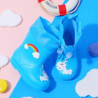 Botas De Lluvia Infantiles Dibujos Animados Con Cordón Elástico Impermeables Antideslizantes Para Niños Y Niñas Viaje Al Aire Libre Todas Las Estaciones - details 10