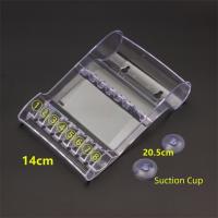 Soporte para tijeras de salón con 8 ranuras, fuerte adsorción, gran capacidad, caja de presentación para tijeras de corte de pelo, portátil, antideslizante - details 5