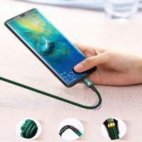Línea de carga de un solo cabezal de 240w, carga rápida, ángulo de 90 grados, Cable de carga macho a macho, Cable USB C, Cable de datos - details 6
