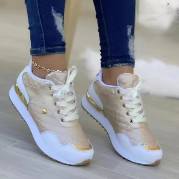 Zapatillas Deportivas Planas para Mujer Cómodas y Transpirables Ideales para Correr y Caminar al Aire Libre Tallas Grandes Disponibles - 1
