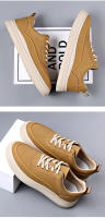 Primavera nuevos zapatos casuales de tablero para hombres transpirables cómodos zapatos versátiles de moda para hombres versión coreana amarilla de zapatos de moda de lujo ligero - details 21