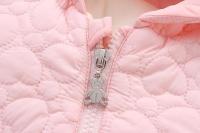 2025 Otoño Invierno bebé recién nacido mameluco más mono con capucha de terciopelo para niños 0-2 años mono de invierno para niñas trajes de bebé - details 6