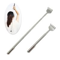 Kit de masaje para rascar el hogar, herramientas de Clip para rascar espalda extensibles telescópicas portátiles de acero inoxidable - details 4