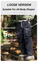 Pantalones de Overalls para Hombres Secado Rápido, Impermeable, Transpirable para Senderismo, Pesca, Acampar Largo Completo, Ajuste Atlético - details 4