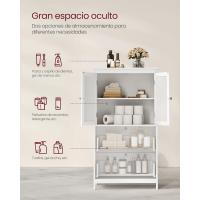 Mueble de Baño Almacenamiento Regulable Armario de Cocina con 2 Cajones y 2 Puertas - details 3