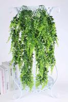 Planta artificial de 82cm, vid falsa, colgante para el hogar, corona de hierba de hoja de plástico, decoración de boda al aire libre - details 7