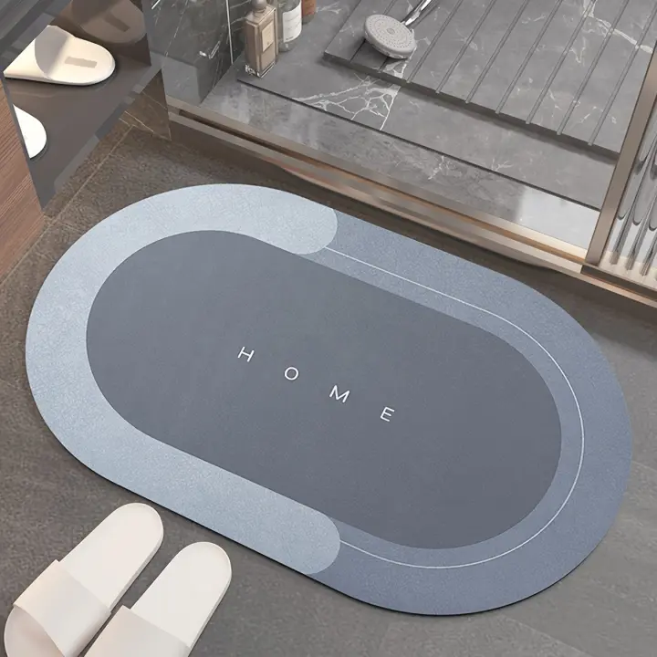 Tapete de barro absorbente de 1 pieza, alfombra antideslizante para baño y baño, reposamanos - 1