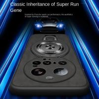 Funda de Cuero Sencillo para Xiaomi 15 Ultra A Prueba de Golpes Textura de Fibra de Cuero - details 5