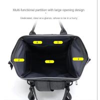 Bolsas de pañales para mamá, bolsa colgante para cochecito de bebé, mochilas para pañales de gran capacidad con cambiador - details 3