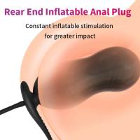 Leten Iatable consolador Anal Plug anillos de silicona suave para productos para adultos mujeres hombres parejas dilatador de trasero expansor juguetes sexuales caliente - details 8