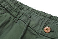 Pantalones Cargo de Algodón 100% para Hombres Cintura Elástica, Múltiples Bolsillos, Estilo Táctico Militar de Verano - details 8