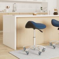 ruedas ergonómico giratorio de altura ajustable para clínica, dentista, salón de belleza, tatuaje, oficina en casa (negro) - details 1
