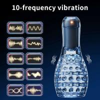 Leten-vibrador automático para hombres, masturbador masculino, masaje, Vagina, glande, entrenador, taza de masturbación, Juguetes sexuales para adultos - details 2