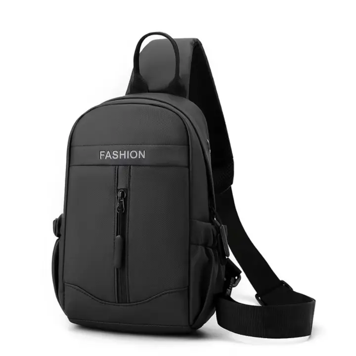 Bolso de pecho informal para hombre, mochila de nailon impermeable para ir al trabajo, bolso cruzado multifuncional de gran capacidad para hombre - 1