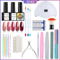 Parkson-máquina pulidora para uñas, juego de manicura y secador de uñas, esmalte de Gel de 5 colores, decoraciones artísticas, Kit de uñas eléctrico - details 1