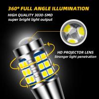 2 uds luz LED de marcha atrás lámpara de respaldo Canbus para el coche BA15S P21W W16W T15 W21W 7440 3156 P27W H6W BAX9S 64132 H21W BAY9S 64136 - details 5