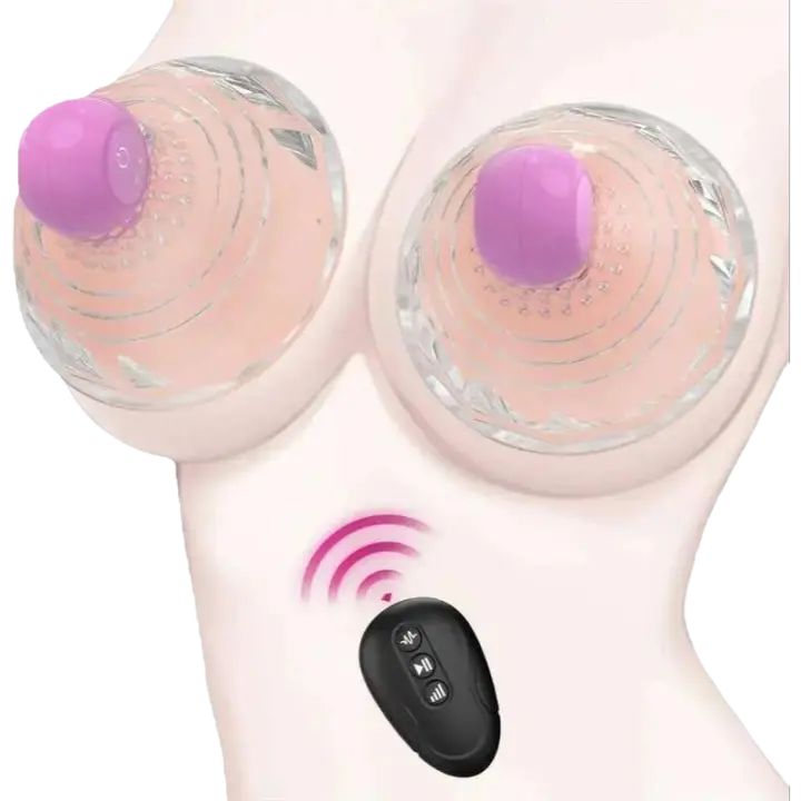 Leten Vibrador Remoto Estimulador de Masaje de Pezchoiras para Mujeres Juguete de Sexo para Parejas - 1