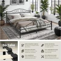 Cama de Boda Romántica y Estable Estructura de Cama de Madera Base de Cama Resistente - details 17
