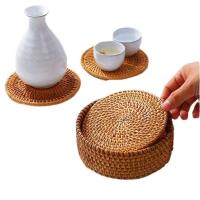 Juego de Posavasos de Té Kung Fu Villa Circular con Manteles de Mesa y Almohadillas - details 0