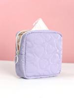 Bolsa De Viaje Portátil Y Luminosa Para Faldas Sanitarias Con Estampado De Amor Bolsa De Almacenamiento De Cosméticos De PU Cierre De Cremallera - details 7