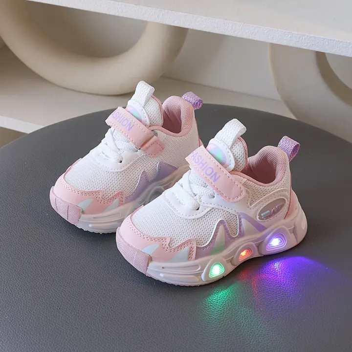Zapatos transpirables de malla doble para niño, zapatos casuales ligeros para bebés medianos y pequeños. - 1
