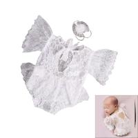 Conjunto de mono para fotografía de bebé y corona floral, accesorios para posar, accesorios para fotografía - details 8