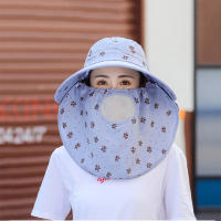 Gorra de Sol de Verano con Borla Grande Protección UV Gorra de Malla Facial Extraíble - details 4