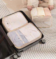 Bolsa de viaje multiusos para almacenamiento de ropa, organizador de maquillaje, sujetador portátil, artículos de tocador, Maleta contenedor, 3 piezas - details 8