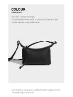 Nuevo bolso de moda estilo cometa, bolso baguette para las axilas, bolso oblicuo de un solo hombro de moda, bolso de mujer - details 16