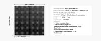 SucceBuy Paneles de tablero de clavijas de metal, negro, 24 x 12 pulgadas, 2 paneles, organizador de pared resistente, para almacenamiento en el hogar y el garaje - details 6
